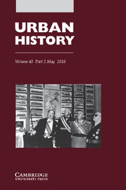 Urban History Volume 43 - Issue 2 -