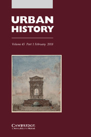 Urban History Volume 45 - Issue 1 -