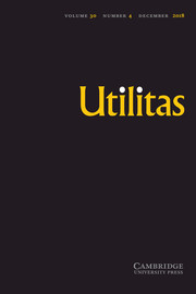 Utilitas Volume 30 - Issue 4 -