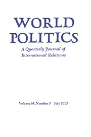 World Politics Volume 65 - Issue 3 -