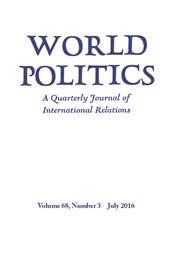 World Politics Volume 68 - Issue 3 -