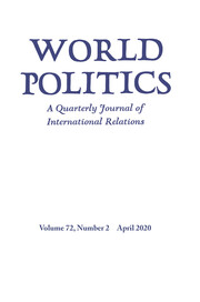 World Politics Volume 72 - Issue 2 -