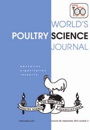 World's Poultry Science Journal Volume 68 - Issue 3 -