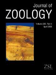 Journal of Zoology Volume 265 - Issue 4 -